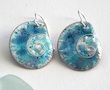 shell enamel earrings